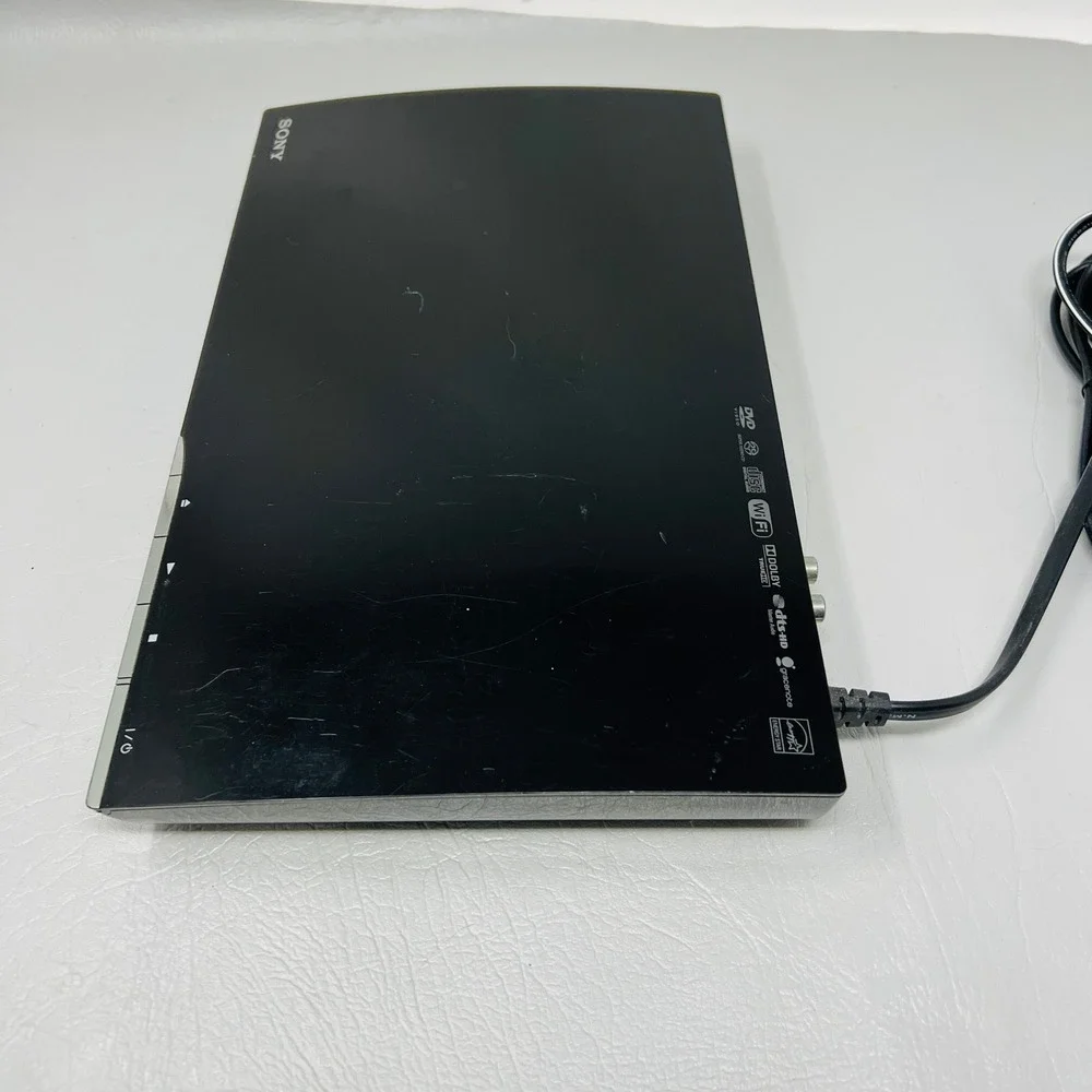 Sony BDP-S390 Blu-Ray Disc DVD Player WiFi HDMI Streaming Black RMT-B119A Remote